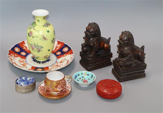 A quantity of Japanese and other ceramics